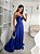 Vestido Longo Cetim Fly Azul Royal - Imagem 7