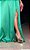 Vestido Longo Cetim Fly Verde Bandeira - Imagem 4