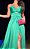 Vestido Longo Cetim Fly Verde Bandeira - Imagem 3