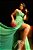 Vestido Longo Cetim Fly Verde Bandeira - Imagem 5