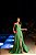 Vestido Longo Cetim Fly Verde Bandeira - Imagem 1
