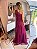 Vestido Longo Fada Fucsia Brilho - Imagem 2