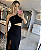 Vestido Longo Fenda Rom preto - Imagem 14