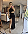 Vestido Longo Fenda Rom preto - Imagem 1
