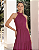 Vestido Longo Microtule Gio Fucsia - Imagem 3