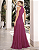 Vestido Longo Microtule Gio Fucsia - Imagem 2