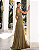 Vestido Longo Microtule Gio Verde Oliva - Imagem 2