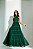 Vestido Longo Microtule Gio Verde Militar - Imagem 3