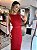 Vestido Tricot Faixa Vermelho - Imagem 7