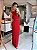 Vestido Tricot Faixa Vermelho - Imagem 1