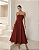 Vestido Midi Sophia Vermelho - Imagem 1