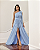 Vestido Longo Fenda Babi Azul Serenity - Imagem 1