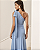 Vestido Longo Fenda Babi Azul Serenity - Imagem 2