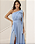 Vestido Longo Fenda Babi Azul Serenity - Imagem 4