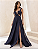 Vestido Longo Fernanda Azul Marinho - Imagem 4