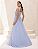 Vestido Longo Fernanda Azul Serenity - Imagem 2