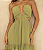 Vestido Longo Recorte Verde - Imagem 5