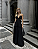 Vestido Longo Recorte Preto - Imagem 4