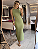 Vestido Modal Recorte Verde - Imagem 4