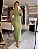 Vestido Modal Recorte Verde - Imagem 1