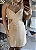 Vestido Curto Macaquinho Lara Areia - Imagem 4