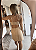 Vestido Curto Macaquinho Lara Areia - Imagem 2