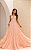 Vestido Longo Fefe Rosa Claro - Imagem 2