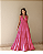 Vestido Longo Frente Unica Tania Pink - Imagem 6