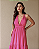 Vestido Longo Frente Unica Tania Pink - Imagem 5