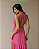 Vestido Longo Frente Unica Tania Pink - Imagem 4