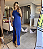 Vestido Longo Mor Azul - Imagem 1