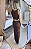 Vestido Longo Mor Marrom - Imagem 2