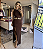 Vestido Longo Mor Marrom - Imagem 6