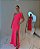 Vestido Longo Crepe Laço Pink - Imagem 1