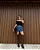 Shorts Jeans Boho Azul - Imagem 12