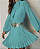 Vestido Plissado Madeline Turquesa - Imagem 5