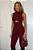 Blusa Gola Cloe Marsala - Imagem 2