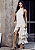 Vestido Longo Babados Boho Areia - Imagem 1