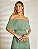 Vestido Longo Ombro a Ombro Plis Verde - Imagem 4