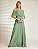 Vestido Longo Ombro a Ombro Plis Verde - Imagem 3