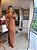 Vestido Longo Tomara Que Caia Casual Mocha Mousse - Imagem 1