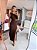 Vestido Midi Textu Marrom - Imagem 5