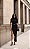 Vestido Midi Shorts Canelado Tuty Preto - Imagem 1