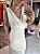 Vestido Longuete Slink Nana Branco - Imagem 6