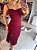 Vestido Midi Strong Tave Marsala - Imagem 5