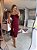 Vestido Midi Strong Tave Marsala - Imagem 1
