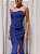 Vestido Longo Tomara que caia Flor Azul - Imagem 5