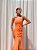 Vestido Longo Tomara que caia Flor Laranja - Imagem 5