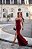 Vestido Longo Tomara que caia Flor Vinho - Imagem 5