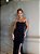 Vestido Longo Tomara que caia Flor Preto - Imagem 3